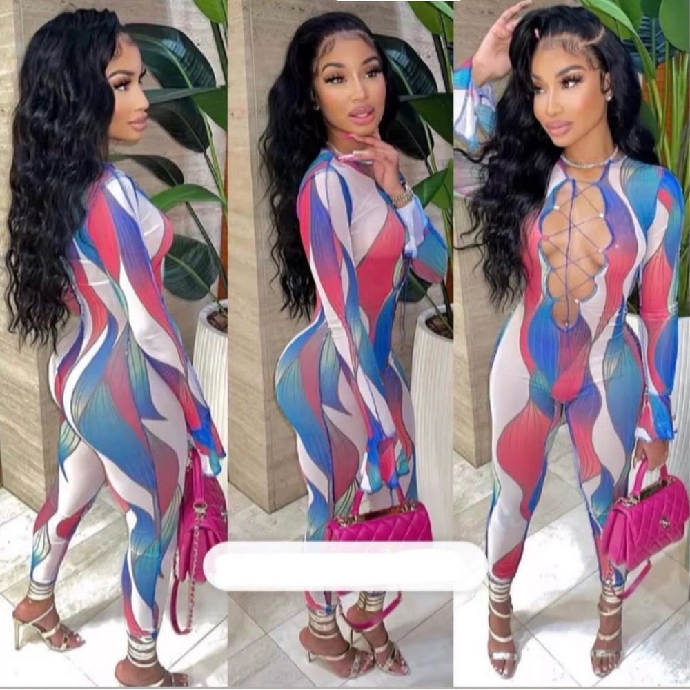 Colorful Abstract Jumpsuit